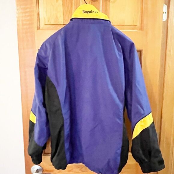 Columbia Jacket Women Sz L Bugaboo Blue Black Ski Windbreaker 3 in 1 Colorblock - Picture 3 of 14